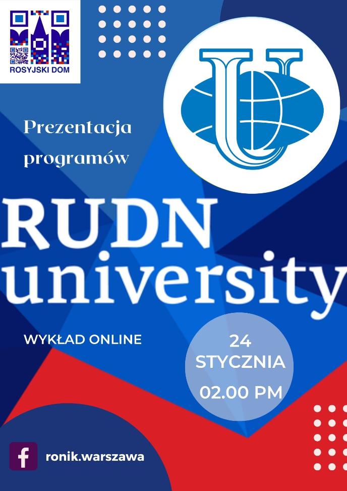 Prezentacja programów RUDN