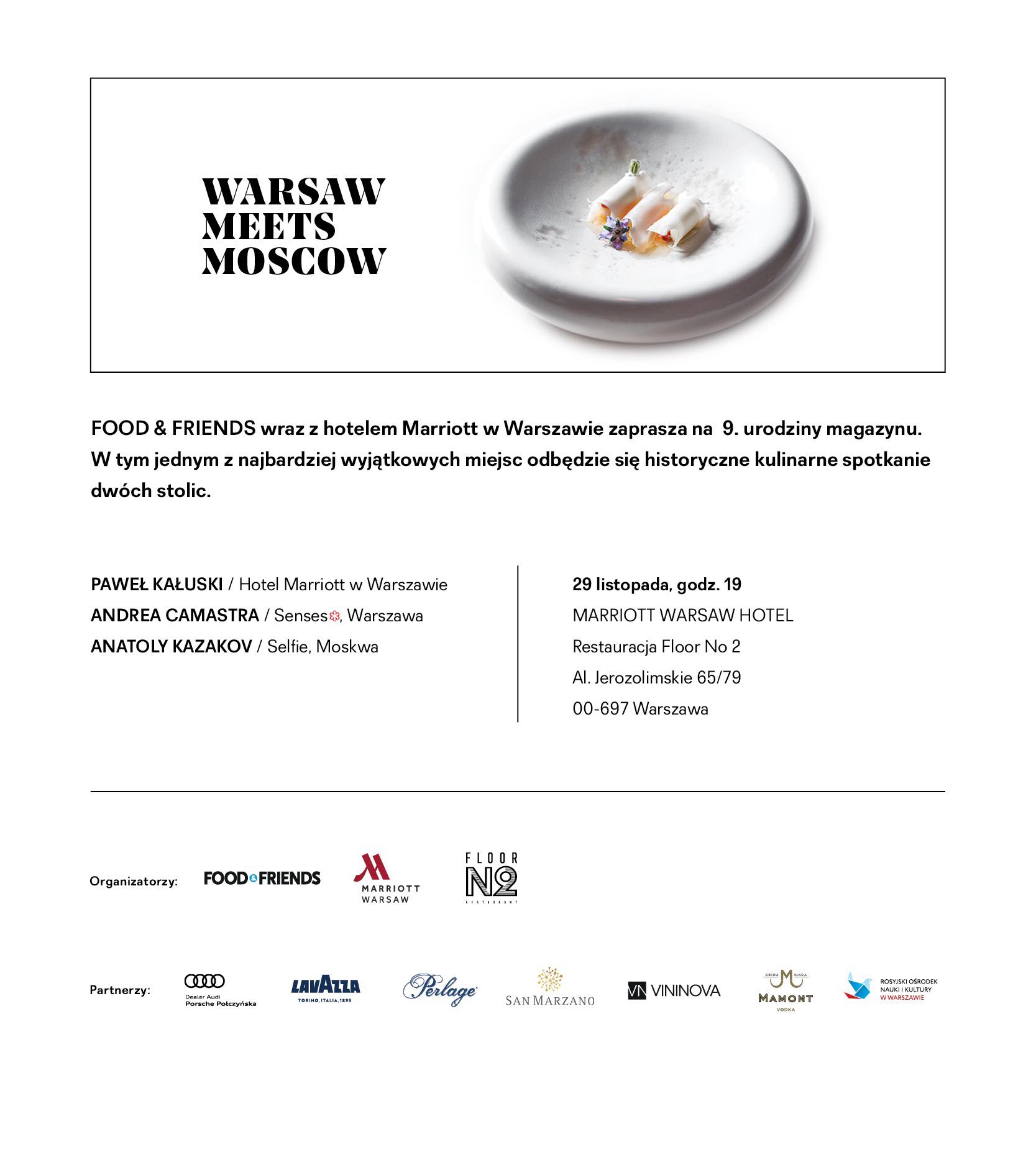 Выставка «Представляем регионы России» откроется в рамках гастрономического проекта «Варшава знакомится с Москвой»